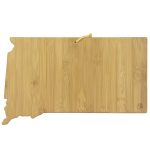 Custom Destination South Dakota Cutting & Serving Board with your company logo - 1