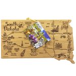 Custom Destination South Dakota Cutting & Serving Board with your company logo - 2