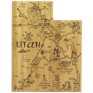 Custom Destination Utah Cutting & Serving Board with your company logo