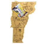 Custom Destination Vermont Bamboo Cutting & Serving Board with your company logo - 2