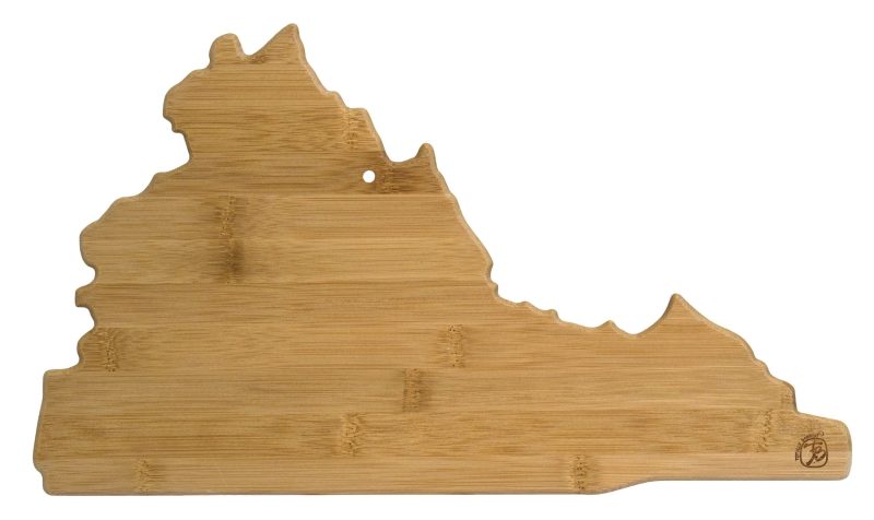 Custom Destination Virginia Cutting & Serving Board with your company logo - 1