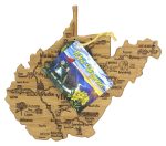 Custom Destination West Virginia Cutting & Serving Board with your company logo - 2