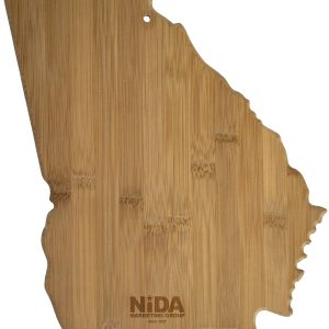 Custom Georgia State Cutting & Serving Board with your company logo