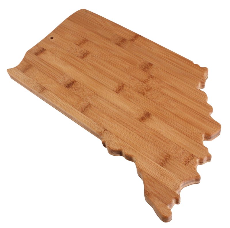 Custom Indiana State Cutting & Serving Board with your company logo - 2