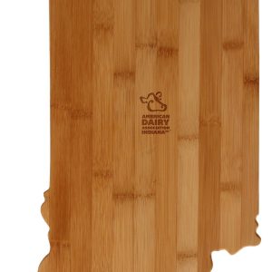 Custom Indiana State Cutting & Serving Board with your company logo
