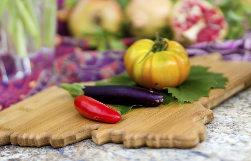 Custom Maine State Cutting & Serving Board with your company logo - 3