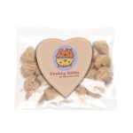 Custom Mini Snack Bag with Large Heart Magnet Pet Fill with your company logo - 2