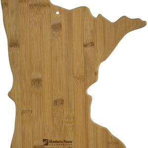 Custom Minnesota State Cutting & Serving Board with your company logo