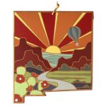 Custom New Mexico State Shaped Serving & Cutting Board w/Artwork by Summer Stokes with your company logo