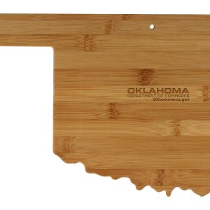 Custom Oklahoma State Cutting & Serving Board with your company logo