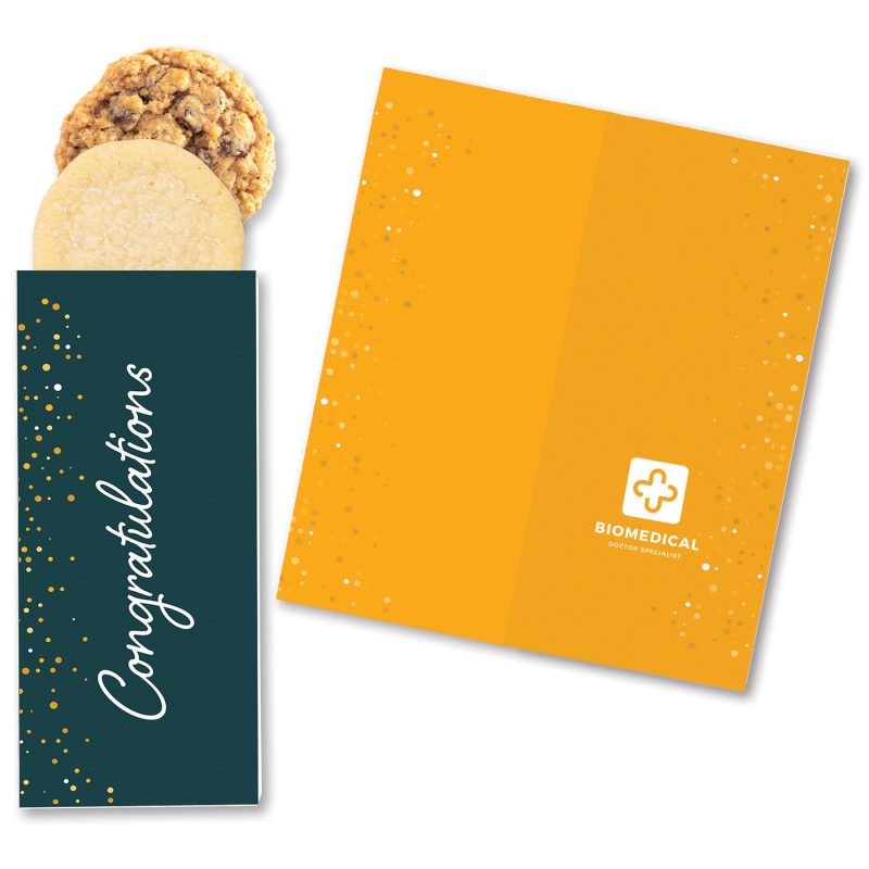 One-Color-Foil-Stamped-Stock-Congratulations-Sweeter-Cards-with-Homestyle-Cookie-Duo-SC181CONGRATS Custom One Color Foil-Stamped Stock Congratulations Sweeter Cards with Homestyle Cookie Duo with your company logo