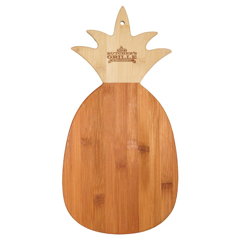 Custom Pineapple Cutting & Serving Board with your company logo