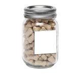 Custom Pint Jar with Square Magnet with your company logo - 1