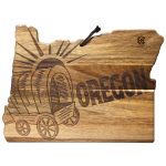 Custom Rock & Branch® Origins Series Oregon State Shaped Cutting & Serving Board with your company logo