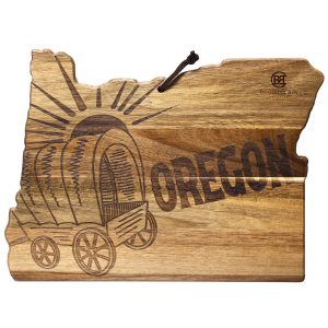 Custom Rock & Branch® Origins Series Oregon State Shaped Cutting & Serving Board with your company logo