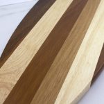 Custom Rock & Branch® Shiplap Series Surfboard Cutting & Serving Board with your company logo - 3