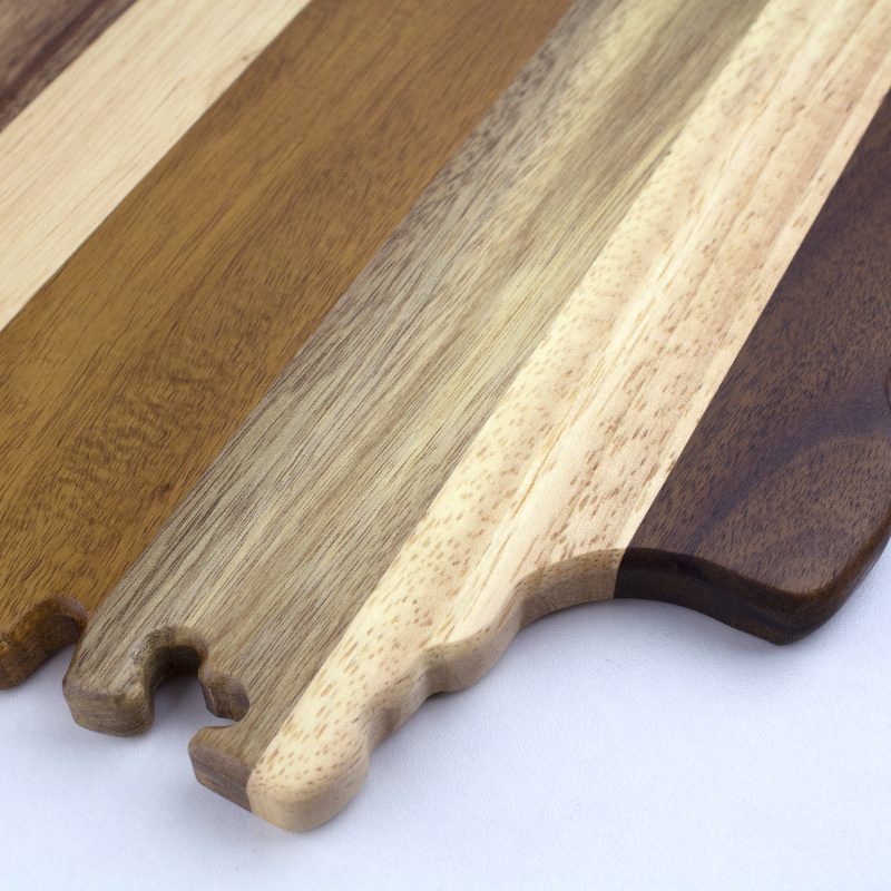 Custom Rock & Branch® Shiplap Series Washington State Shaped Wood Serving & Cutting Board with your company logo - 2