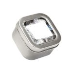 Custom Small Square Window Tin Premium Fill with your company logo - 7