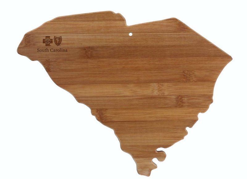 South-Carolina-State-Cutting-Serving-Board-20-7982SC Custom South Carolina State Cutting & Serving Board with your company logo