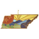 Custom Tennessee State Shaped Serving & Cutting Board w/Artwork by Summer Stokes with your company logo