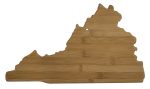 Custom Virginia State Cutting & Serving Board with your company logo - 1