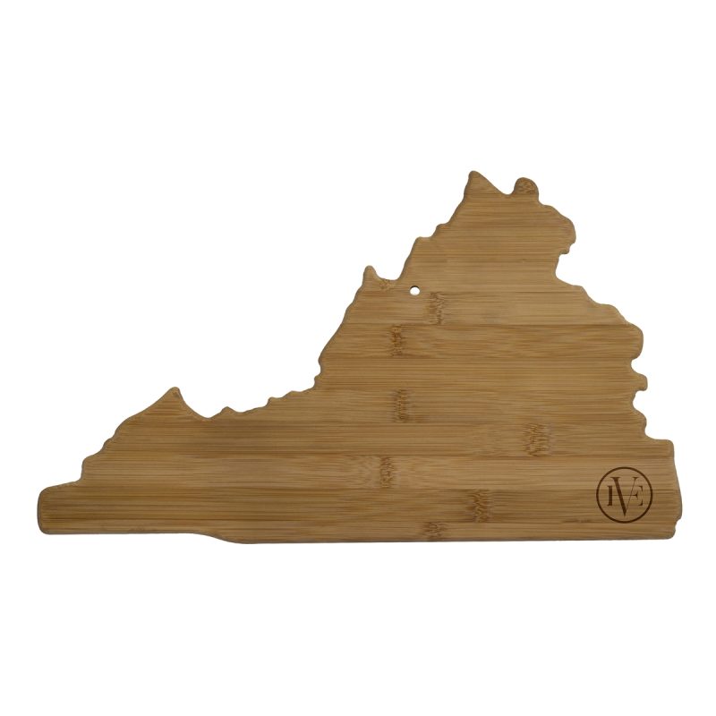 Custom Virginia State Cutting & Serving Board with your company logo