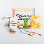 Custom Welcome Aboard Happy's Gift Set with your company logo