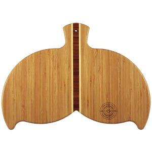 Custom Whale Tail Cutting & Serving Board with your company logo