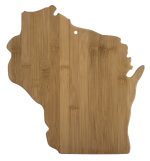 Custom Wisconsin State Cutting & Serving Board with your company logo - 1