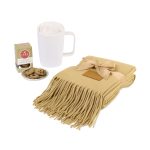 Custom All Wrapped Up Gift Set - Marshmallow with your company logo - 1