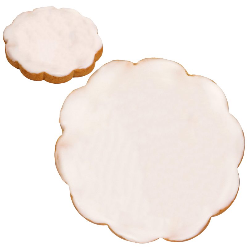Custom Full Color Flower Cookie with your company logo - 1