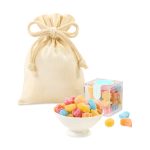 Custom Sugarfina Heavenly Sours Candy Cube Gift Bag - Natural with your company logo - 1