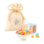Custom Sugarfina Heavenly Sours Candy Cube Gift Bag - Natural with your company logo