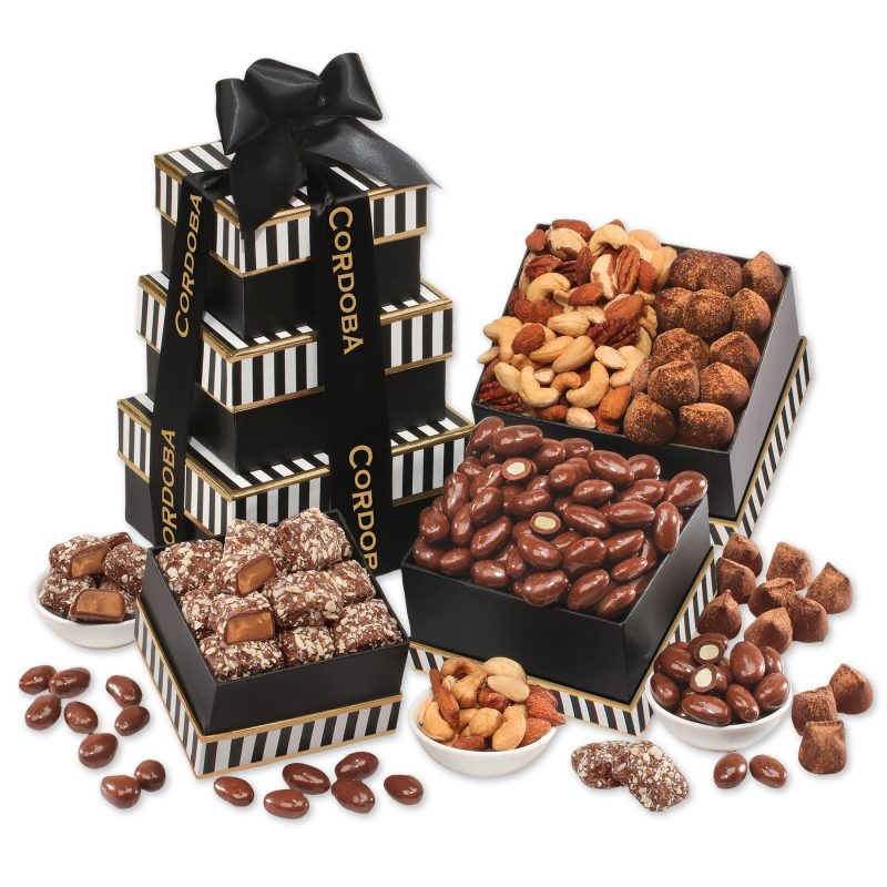 Custom Chocolate Fantasy Tower with your company logo