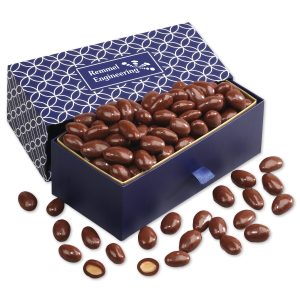 Custom Hidden Treasures with Chocolate Covered Almonds with your company logo