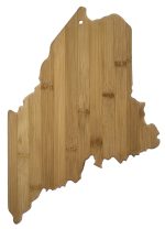 Custom Maine State Cutting & Serving Board with your company logo - 1