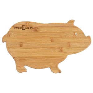 Custom Pig Shaped Cutting & Serving Board with your company logo