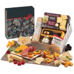 Custom Snack Lover's Gift Box with Pine Boughs & Berries Sleeve with your company logo - 1