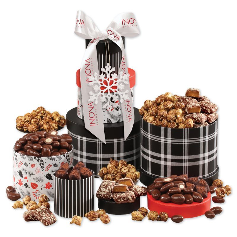 Custom Snowflake Treasures Tower with your company logo