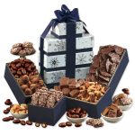 Custom Sweet & Savory Treats Tower with your company logo - 1