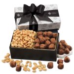 Custom Cocoa Dusted Truffles & Virginia Peanuts with your company logo