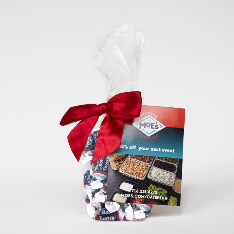 Custom Gift Bag with Printed Card & Rectangle Magnet Standard Fill with your company logo - 9