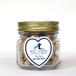 Custom Half Pint Jar with Small Heart Magnet Pet Fill with your company logo - 2