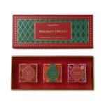 Custom Sugarfina Holiday 3PC Candy Bento Box - Red with your company logo