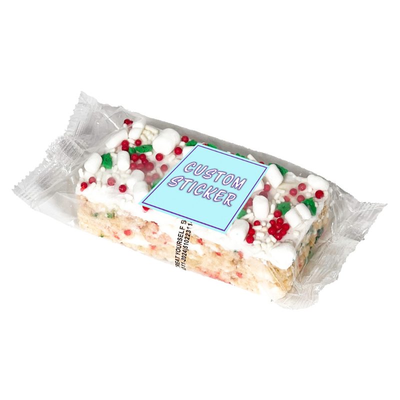 Custom 2" X 4" Handmade Marshmallow Crispy Rice Bar