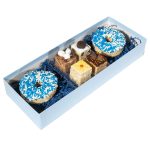 Custom 4 Assorted Handmade Marshmallow Crispy Rice Treats Plus 2 Individually Wrapped Crispy Rice Donuts with your company logo - 1