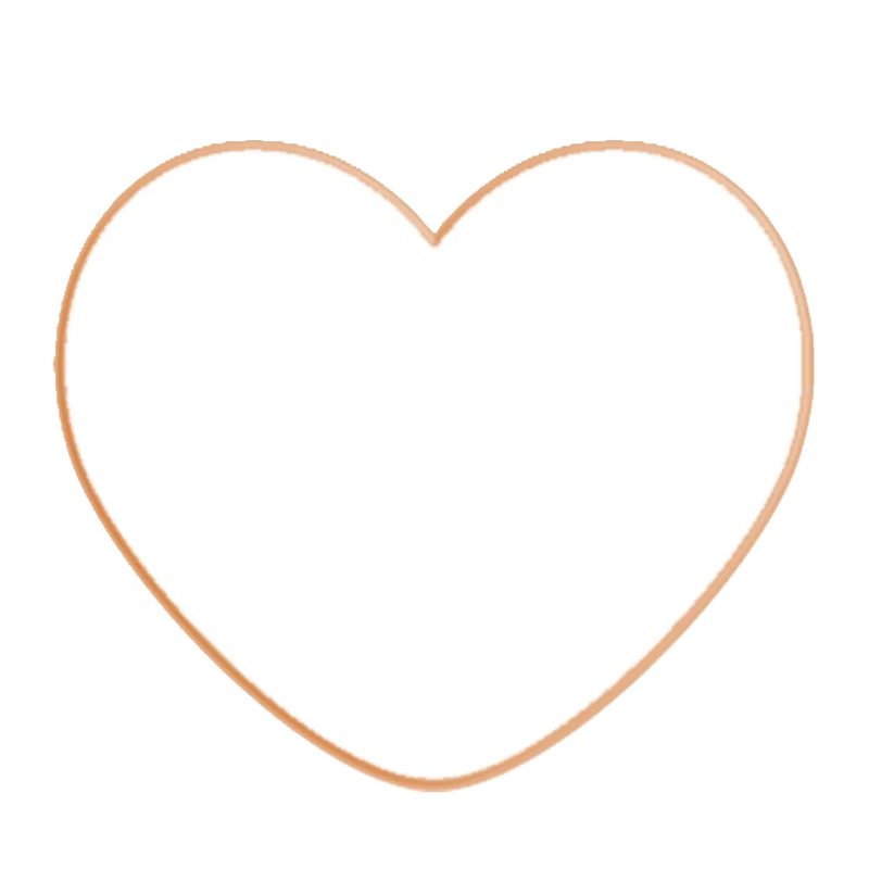 Custom 4" Heart Logo Sugar Cookie with your company logo - 1