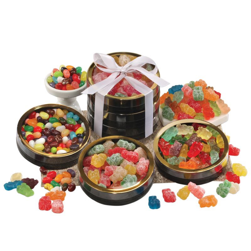 Custom Candy Indulgence Tower with your company logo - 1