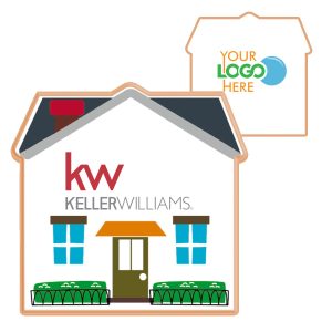 Custom House Shaped Logo Sugar Cookie with your company logo