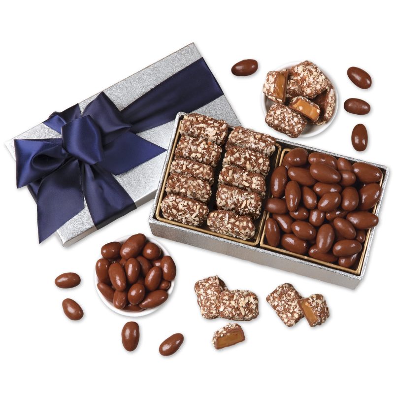 Custom Milk Chocolate Almonds & English Butter Toffee with your company logo - 1